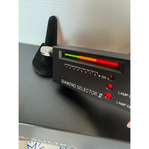 Brilliant Men's Moissanite Ring - 3CTW Sterling Silver - Picture 2 of 7